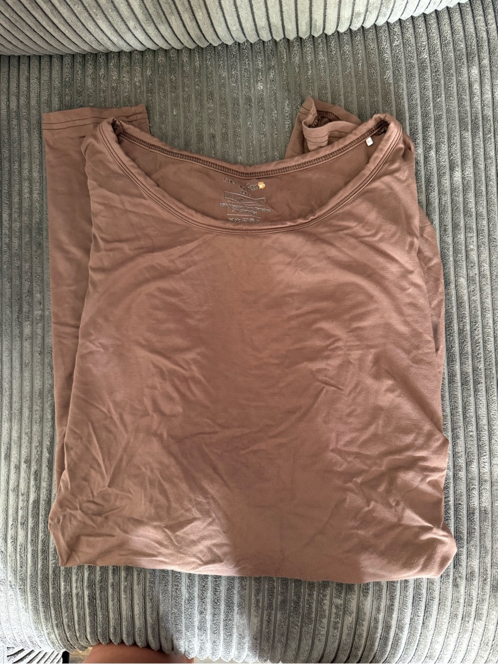 Adult bamboo relaxed fit tee